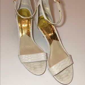 Michael Kors white heels
